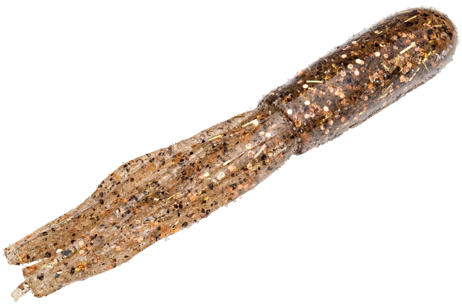 Strike King Pro Model Coffee Tubes 3 1/2 Inch Soft Plastic Tube 8 Pack - Image 2