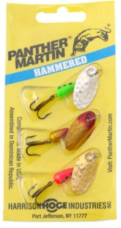 Panther Martin Hammered 3 Pack Spinner Kit