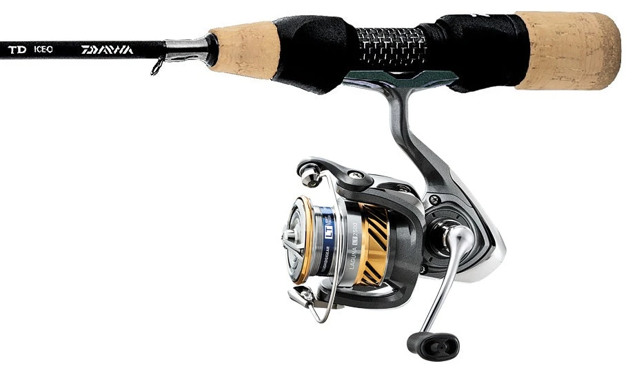 Team Daiwa TD-Ice Q Laguna LT Ice Fishing Rod And Reel Combo