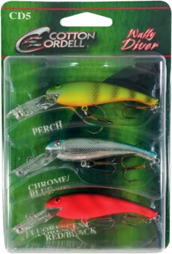 Cotton Cordell Wally Diver 3-Piece Variety Pack