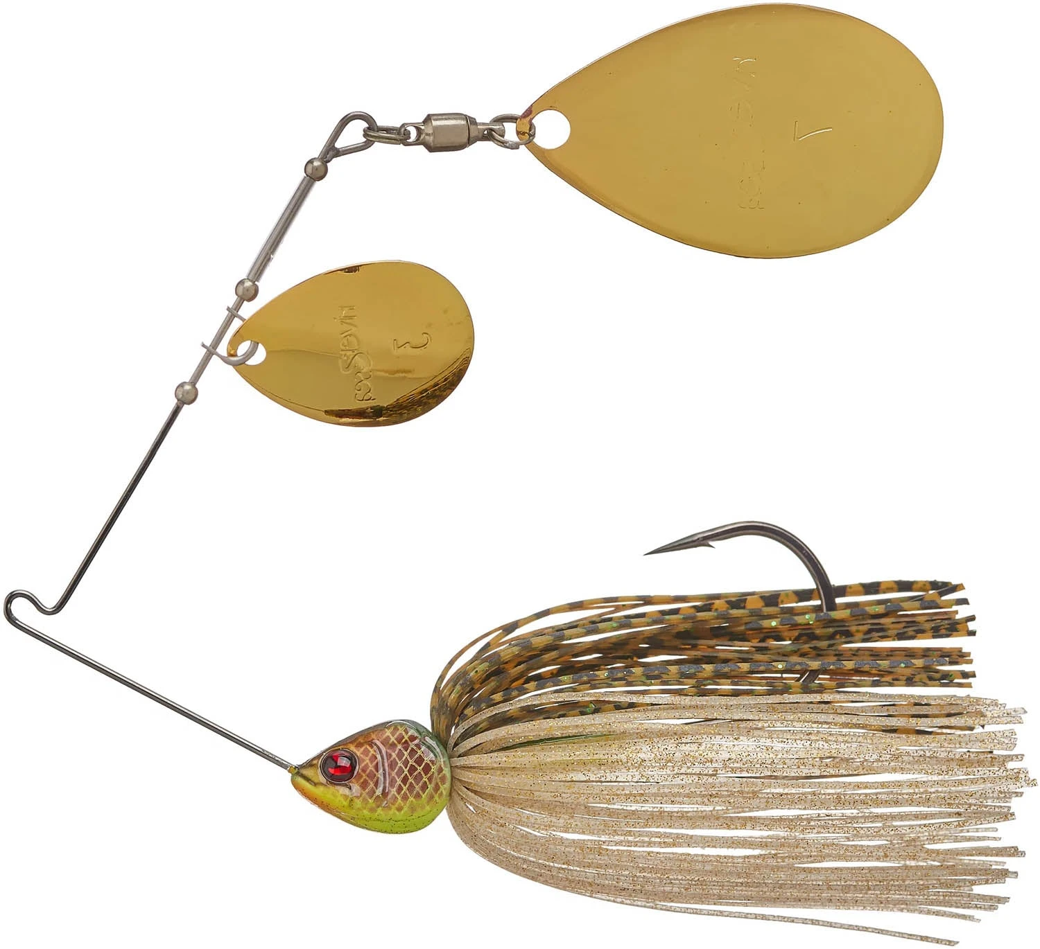 River2Sea Ish Monroe Bling Colorado Indiana Spinnerbait 1/2 Oz. - Image 3